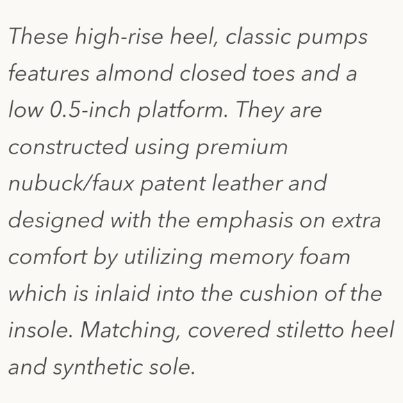 Marco Republic "Rome" pumps, size 8, black patent vegan leather, comfort sole - Picture 12 of 13